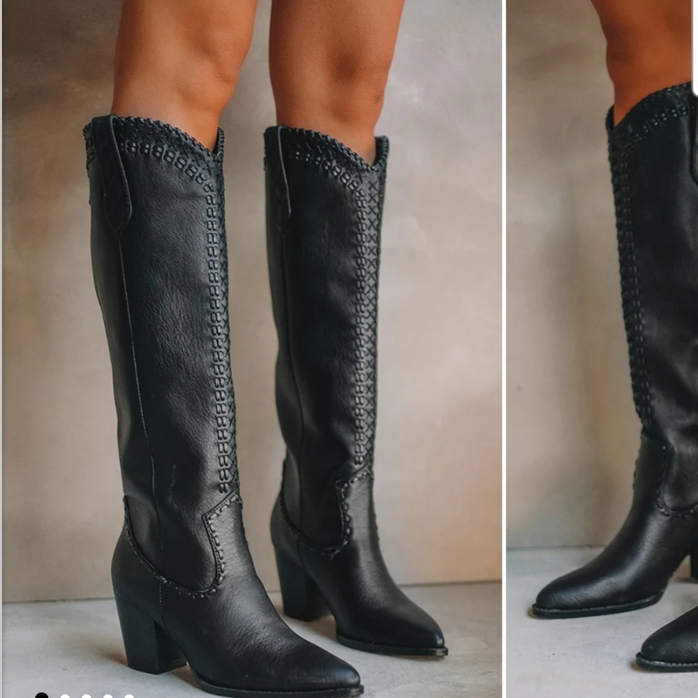Show Me Your MuMu Black Heeled Boots
